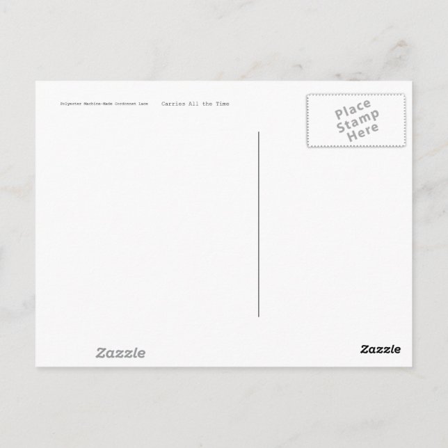 Postkarte für Schwarz und Weiß (Rückseite)