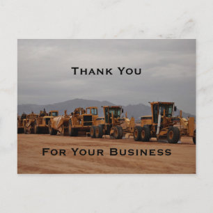 Postkarte für schwere Geräte