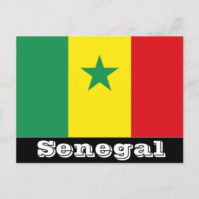 Postkarte für Senegal (Vorderseite)