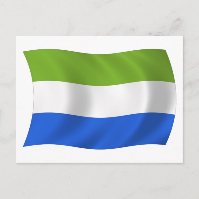Postkarte für Sierra Leone (Vorderseite)