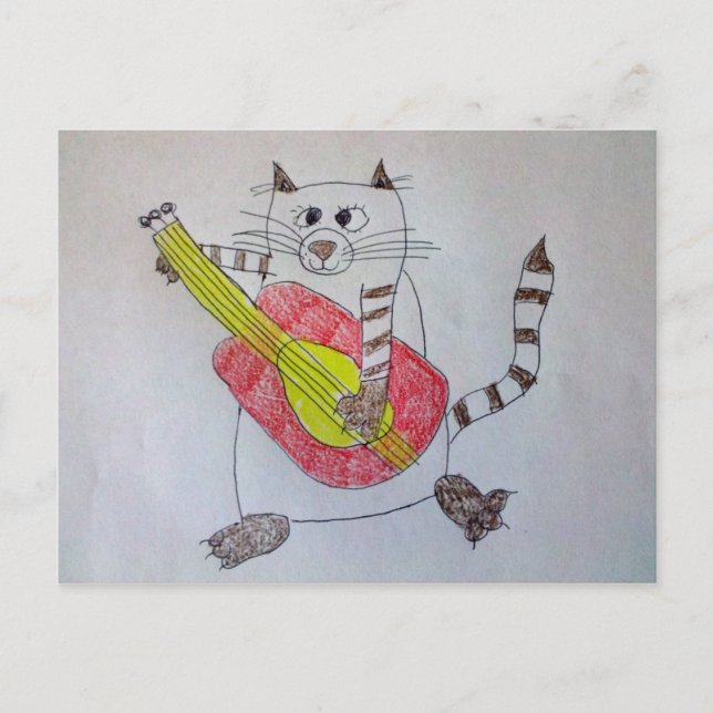 Postkarte für Song abspielen (Vorderseite)