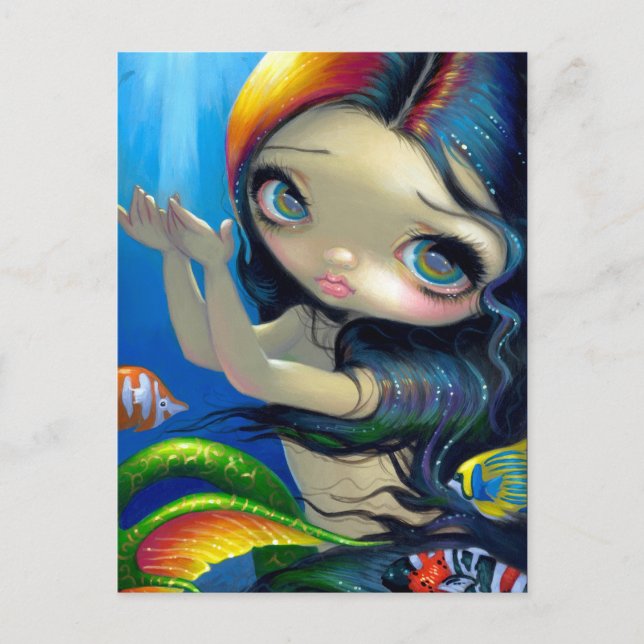 Postkarte "Für Sonnenuntergang erreichen" (Vorderseite)