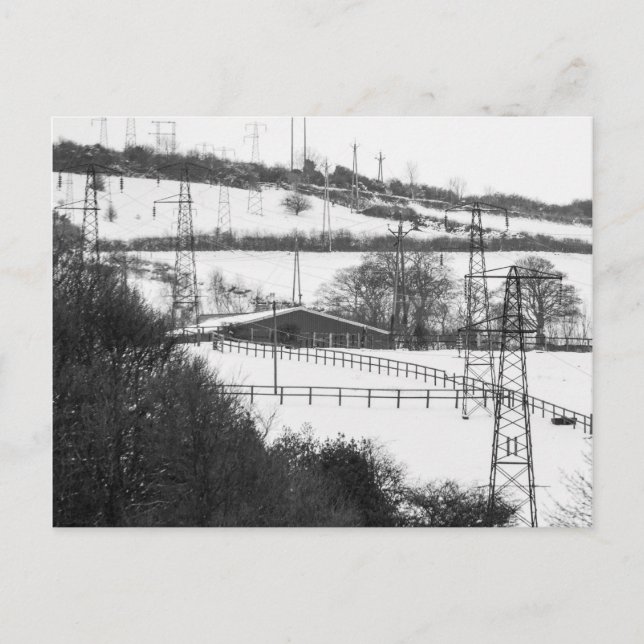 Postkarte für Strompylonen (Vorderseite)