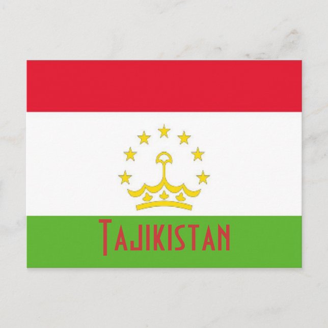Postkarte für Tadschikistan (Vorderseite)