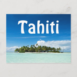 Postkarte für Tahiti-Inseln