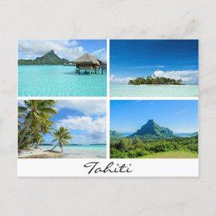 Postkarte für Tahiti und Französisch-Polynesien