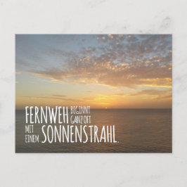 Postkarte für Träumer & Weltenbummler