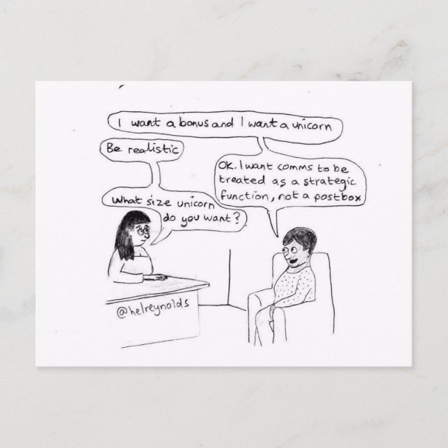 Postkarte für Unternehmenskommunikation (Vorderseite)