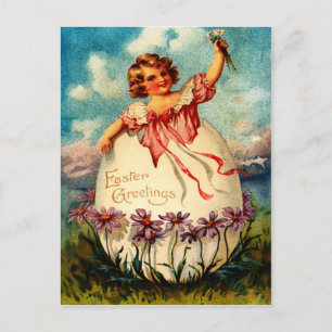 Postkarte für Vintage Ostern
