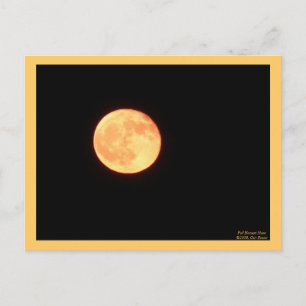 Postkarte für Vollernte Moon