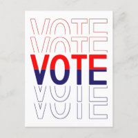 Postkarte für Wähler, Klasse Wähler Postkarte