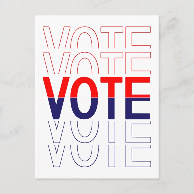 Postkarte für Wähler, Klasse Wähler Postkarte (Vorderseite)