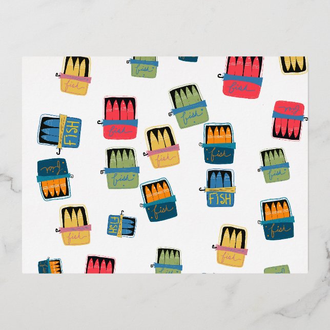 Postkarte für Zinnfische (Vorderseite)