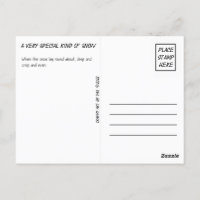 Postkarte, Gelb, Schnee, Gelber Schnee, Winter