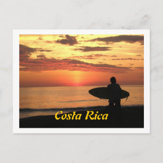 Postkarte Gewartet für Surf