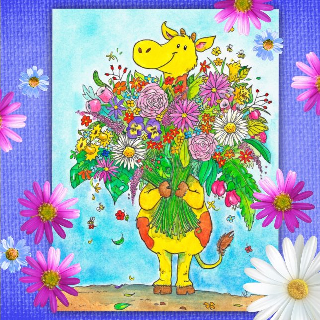 Postkarte Giraffe (Von Creator hochgeladen)