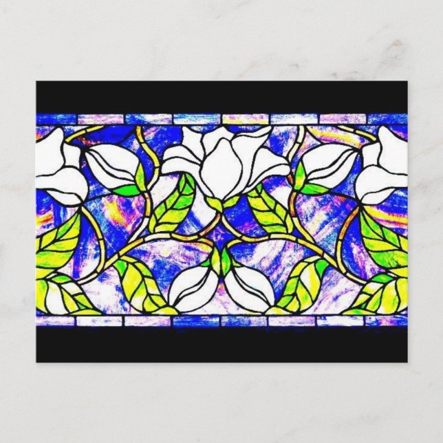 Postkarte: Glass-Louis Tiffany 16 Postkarte (Vorderseite)