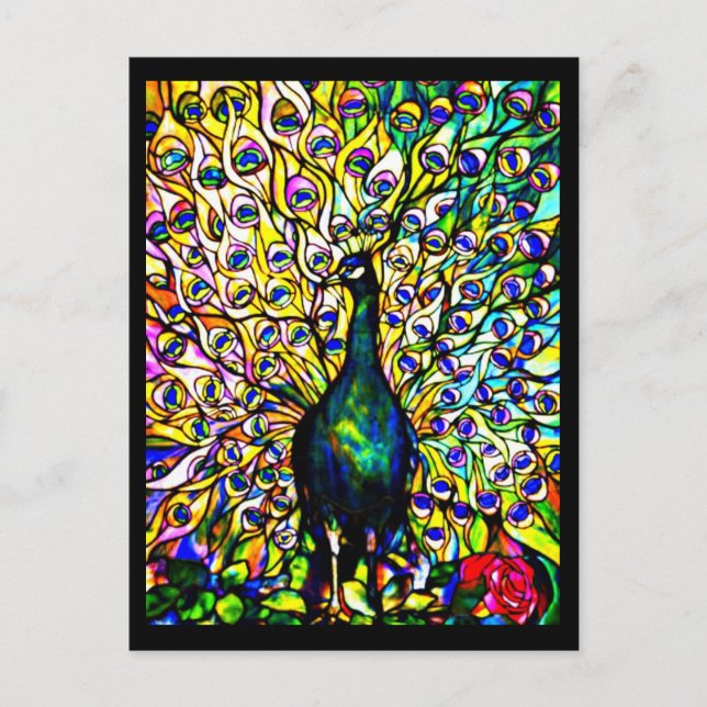 Postkarte: Glass-Louis Tiffany 19 Postkarte (Vorderseite)