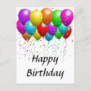Postkarte - glücklicher Geburtstag