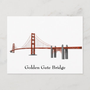 Postkarte: Golden Gate Bridge Postkarte