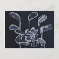 Postkarte "Golf Outning Notice"