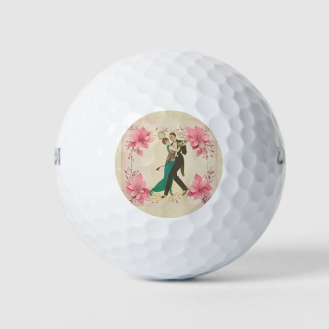 Postkarte Golfball (Vorderseite)