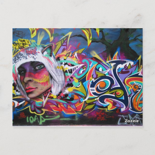 Postkarte Graffiti (Rückseite)