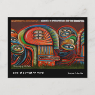 Postkarte: Graffiti Eyes Postkarte