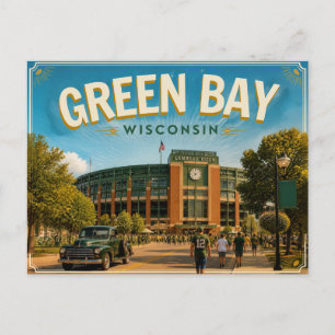 Postkarte Green Bay Wisconsin