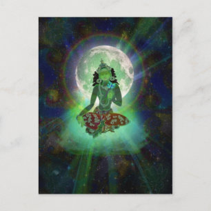 Postkarte "Green Tara"