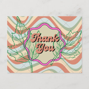 Postkarte, Größe: Standard Postcard, vielen Dank Postkarte
