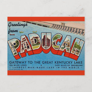 Postkarte Gruß aus Paducah KY