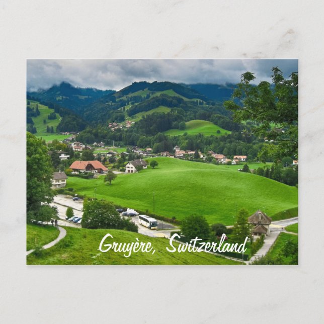 Postkarte Gruyère Schweiz (Vorderseite)
