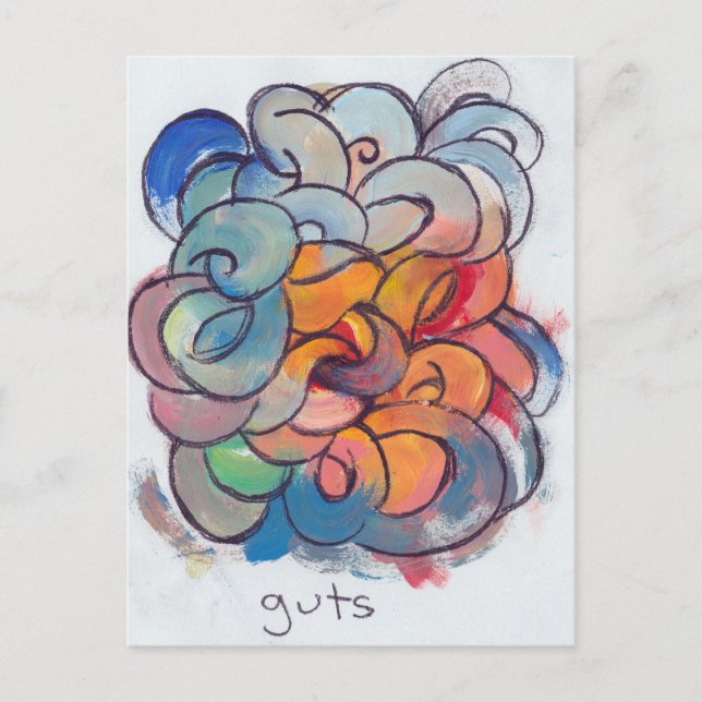 Postkarte "Guts" (Vorderseite)