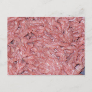 Postkarte "Hackfleisch"