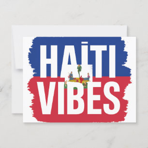 Postkarte Haiti Vibes Wird Tropische Erinnerung