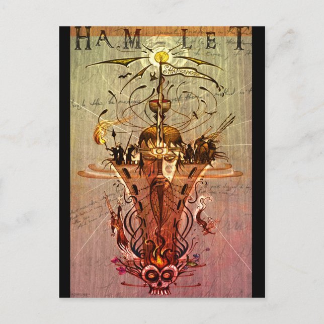Postkarte 'Hamlet' (Vorderseite)