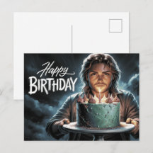 Postkarte Happy Birthday 2026