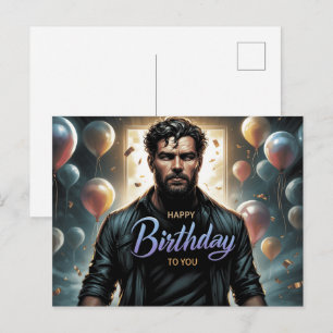 Postkarte Happy Birthday 2026 -5