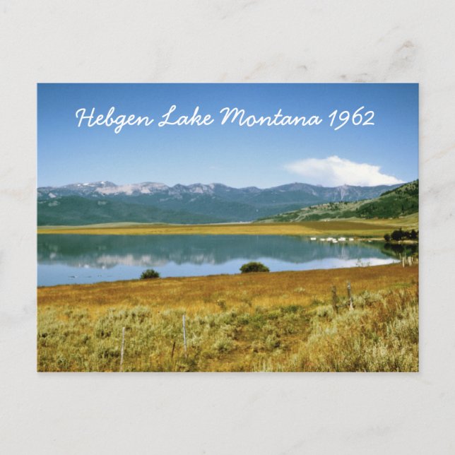Postkarte Hebgen Lake Montana (Vorderseite)