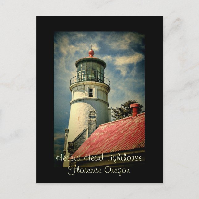 Postkarte - Heceta Head Leuchtturm (Vorderseite)