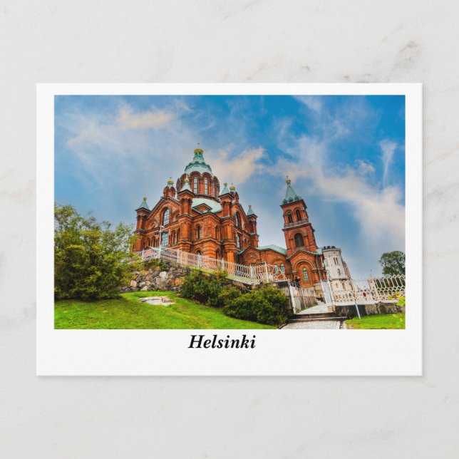 Postkarte Helsinki (Vorderseite)