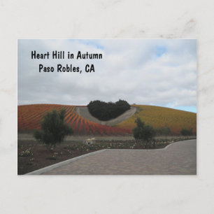Postkarte: Herzengebirge im Herbst, Paso Robles Postkarte