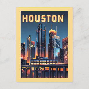 Postkarte Houston Texas