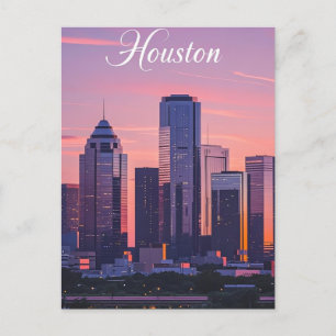 Postkarte Houston Texas