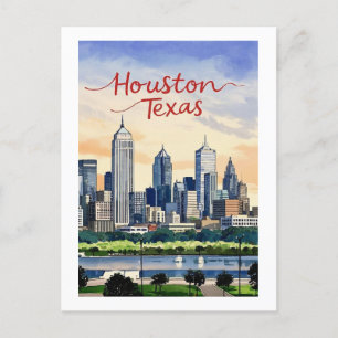 Postkarte Houston Texas