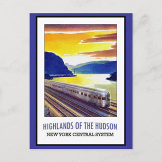 Postkarte Hudson New York Grüße Vintage