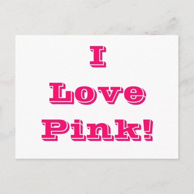 Postkarte I Liebe Rosa (Vorderseite)