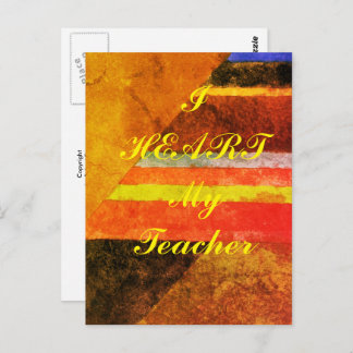 Postkarte "Ich höre meinen Lehrer"
