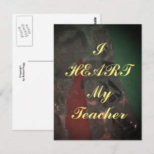Postkarte "Ich höre meinen Lehrer"
